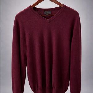 Croft & Barrow Deep Red V-Neck Sweater